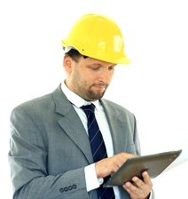 architect with pad