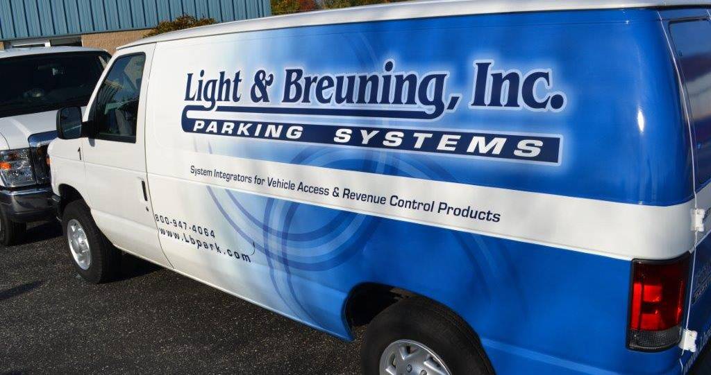 Image of Light and Breuning's service Van